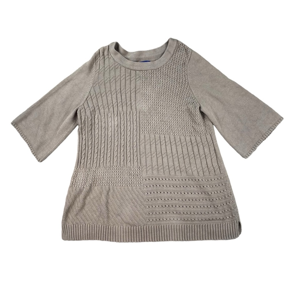 Woman’s Karen Scott 3/4 length sleeve sweater size 3X